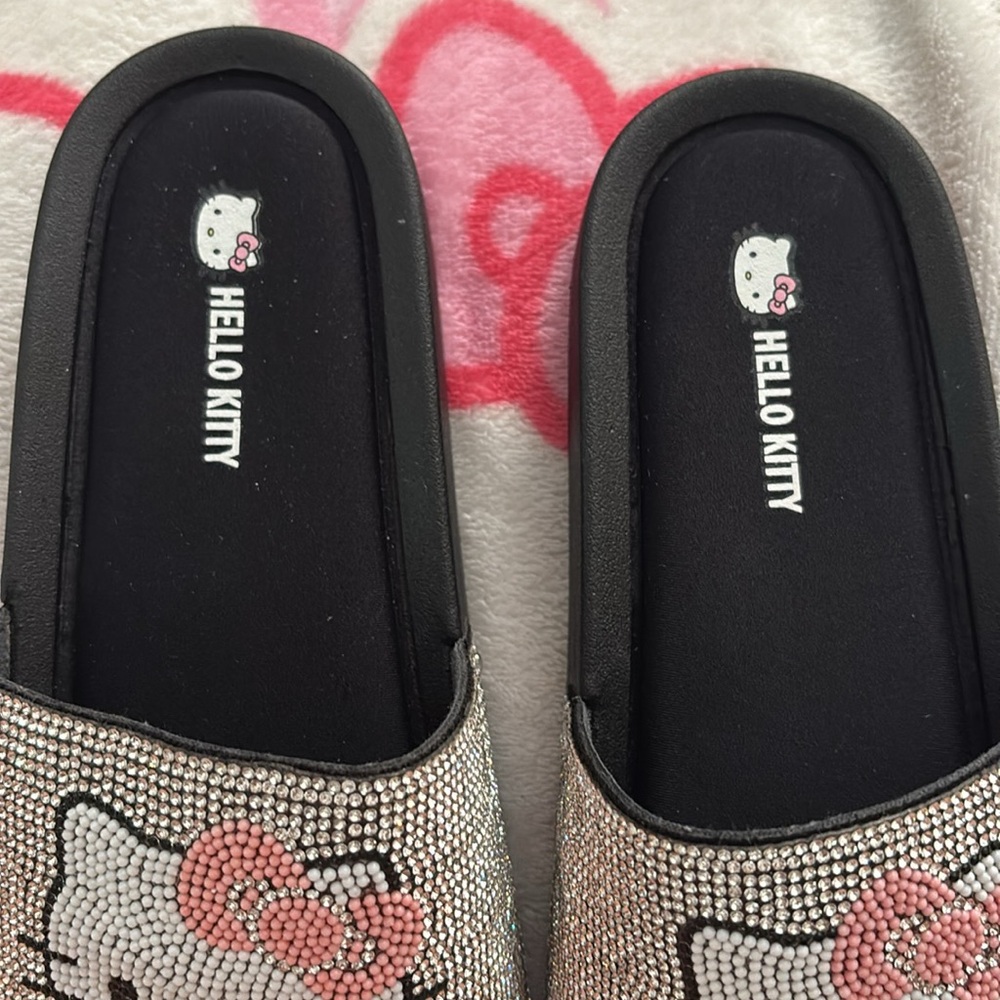 Hello Kitty Rhinestone Slide Sandals - Picture 3 of 5